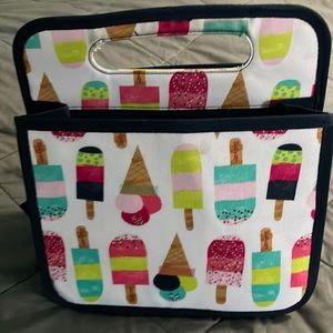 Thirty one small carrying caddy bag, with ice cream design.